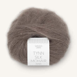 Knitted fabric: Tynn Silk Mohair Eikenott - 3161