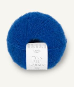 Knitted fabric: Tynn Silk Mohair Jolly Blue - 6046