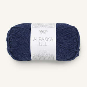 Knitted fabric: Alpakka Ull Marine- 5575