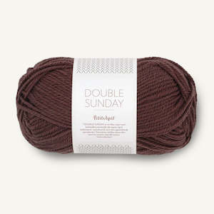 Knitted fabric: Double SUNDAY PetiteKnit Coffee Bean - 4081