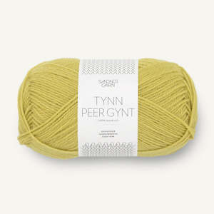 Knitted fabric: Tynn Peer Gynt Sunny Lime - 9825