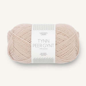 Knitted fabric: Tynn Peer Gynt Marsipan - 2321