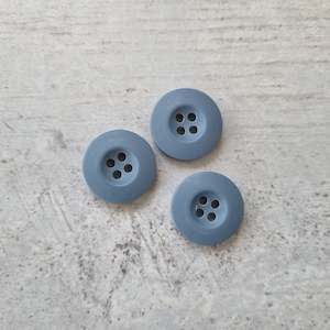 Knitted fabric: Grey Buttons 20mm