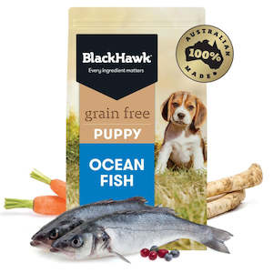 Black Hawk Puppy Grain Free Ocean Fish 15KG