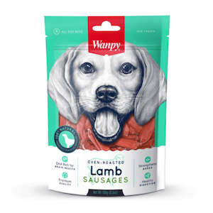 Specialised food: Wanpy Dog Lamb Sausages 100g