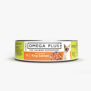 Specialised food: Omega Plus King Salmon Wet Cat Food