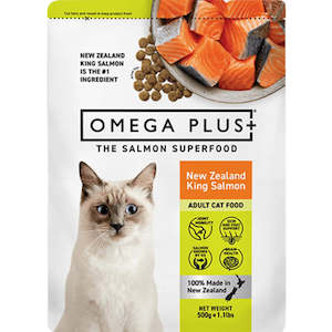 Omega Plus+ King Salmon Dry Cat Food