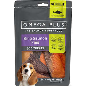 Omega Plus King Salmon Fins 100g