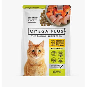 Omega Plus+ King Salmon with Chicken Dry Cat Food