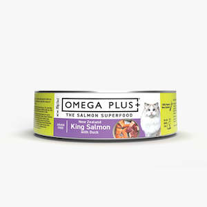 Omega Plus+ King Salmon with Duck Wet Cat Food