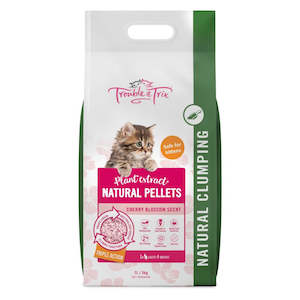 Trouble & Trix Tofu Cat Litter - Cherry Blossom 7L