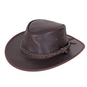 Double Hill Wyoming Leather Hat