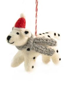 Felted Dogs Christmas Decoration