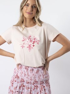 Blush T Shirt with Jolie Ruby Rose