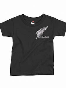 Embroidered Silver Fern T Shirt