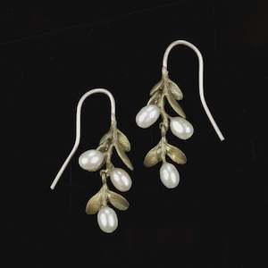 Boxwood Wire Drop Earrings