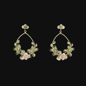 Desert Flower Oval Post Earrings