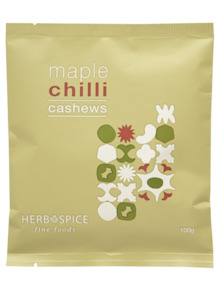 Maple Chili Cashews