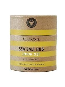 Lemon Zest Sea Salt Rub