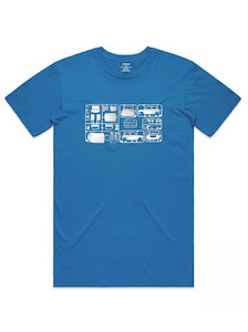 PRE ORDER Mini Model Men's T-Shirt in Bright Blue