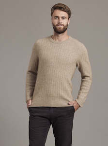 Mens Crew Rib Jumper by McDonald