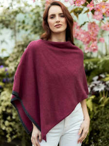 Two Tone Poncho by Merinomink