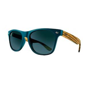 Polarised Wood Sunglasses - Dark Blue - 503SG