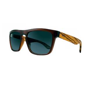 Polarised Wood Sunglasses - Dark Brown - 504SG