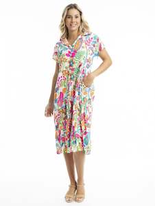 Madurai Collared Midi Dress