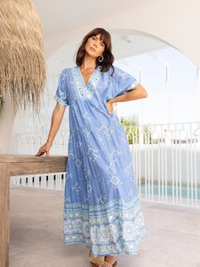 Heidi Blue Maxi Dress