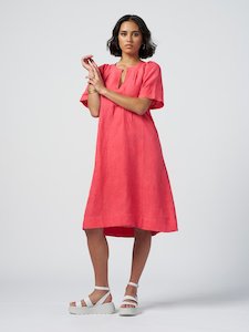 Sunshine Dress in Coral