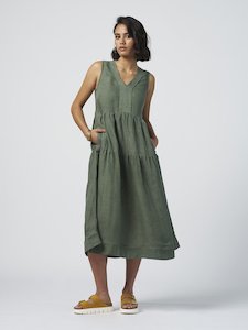 Sunshine Midi Dress in Khaki