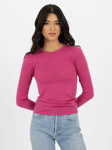 Dakota Top in Magenta