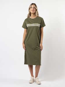 Maxie T-shirt Dress in Khaki