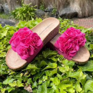 Corsage Slide in Fuchsia - Sizes 37, 38