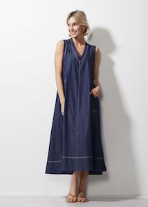 Denim Maxi Dress