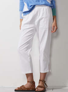 Panelled Pants in White