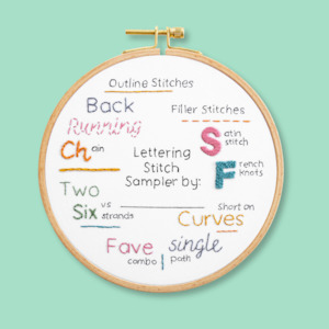 Craft material and supply: Lettering Sampler Beginner Kit