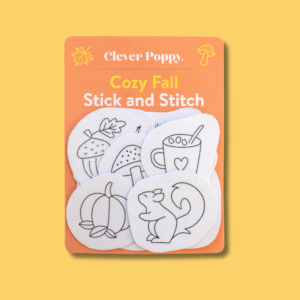 Craft material and supply: Cozy Fall Stick and Stitch Pack