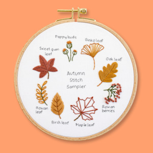 Autumn Leaf Stitch Sampler Beginner Kit