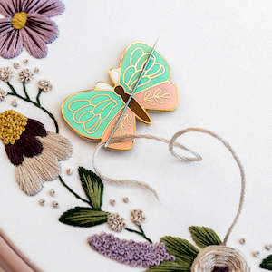 Craft material and supply: Butterfly Magnetic Needle Minder