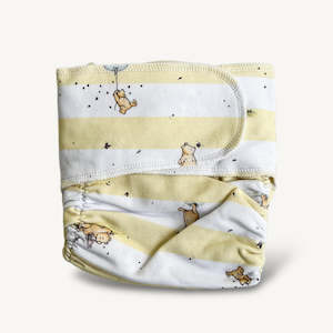 Newborn Stretchy Preflat (new design) - Pooh #1