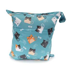 Clever Wee Fox: Wet Bags - Feline Friends