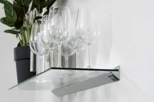 Architectural aluminium: Glass Shelf 6mm