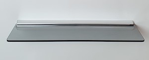 Architectural aluminium: Floating Glass Shelf 460mmx150mm