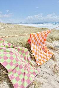 CLIMAX SURF JUMBO CHECKERED TOWELS Mysite