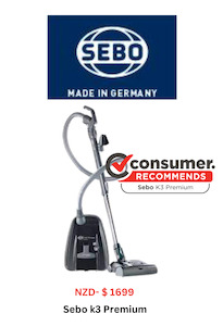 Domestic Vacuum Cleaners: Sebo K3 Premium Black