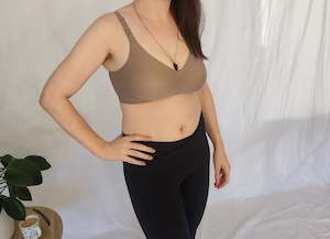 Clothing manufacturing - womens and girls: Body Silk Shaper Bra - Grey