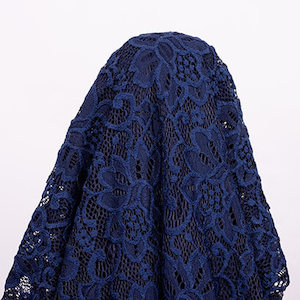 Bridget Lace Fabric - Navy