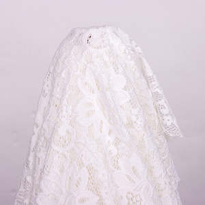 Bridget Lace Fabric - Ivory - remnant 2.3m